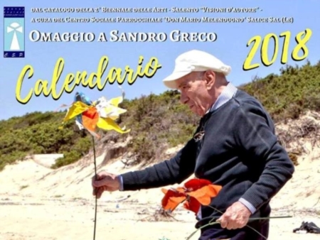 Il Calendario 2018 d'arte e poesia per Sandro Greco