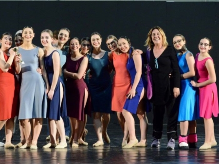 Sul podio a passo di danza