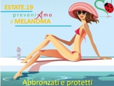 Volontari in campo contro il melanoma