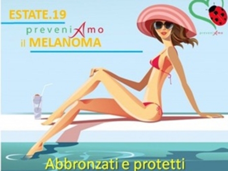 Volontari in campo contro il melanoma