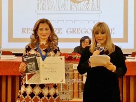 La scrittrice salentina Antonella Tamiano premiata a  Tivoli con il suo ultimo romanzo