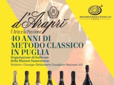 D’Araprì, i signori delle bollicine metodo classico di Puglia a Lecce per raccontare il loro successo