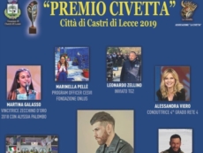 "Premio Civetta", oggi a Castrì di Lecce la decima edizione
